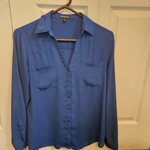 Express Cobalt Blue Shirt